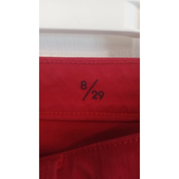 Liver Pool red Hugger ankle jeans - Picture 3 of 7